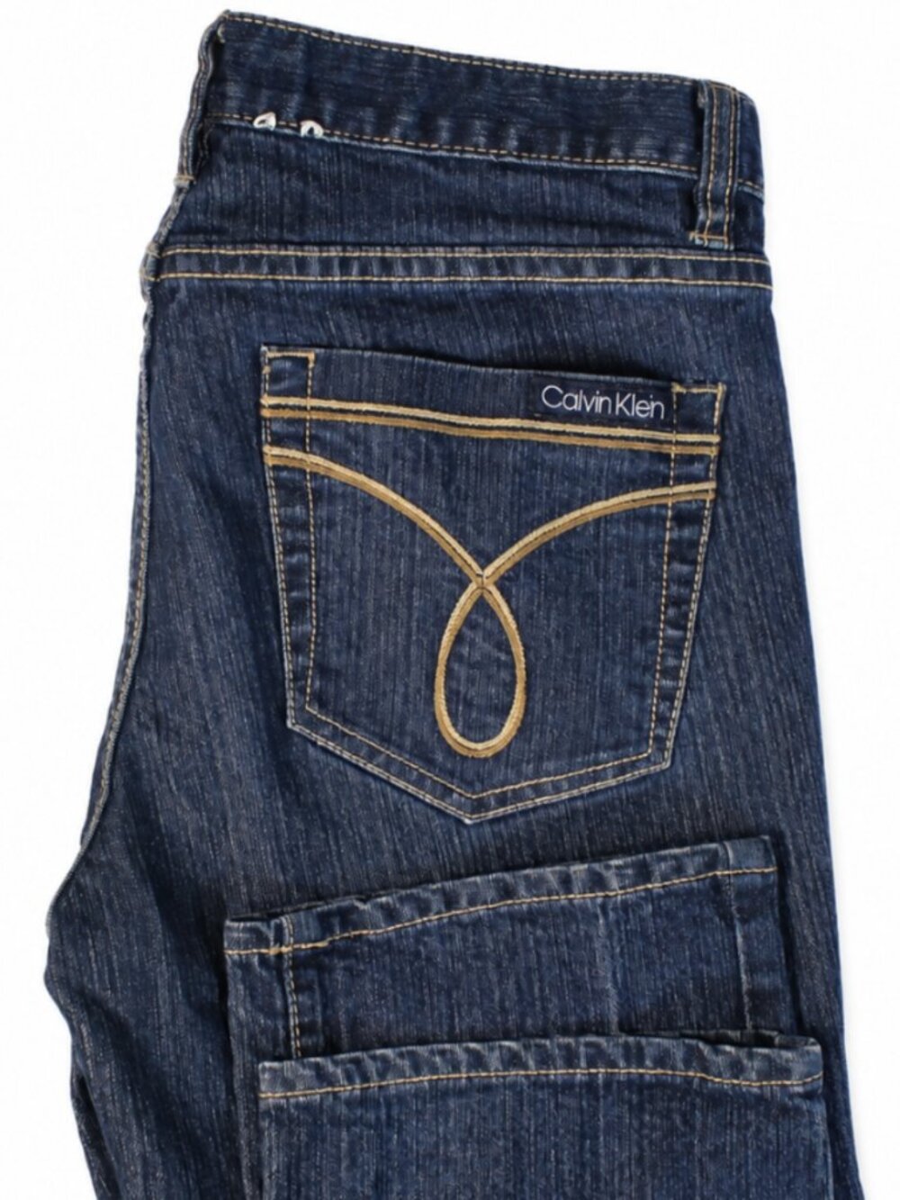 Calvin Klein Jeans Womens Size 28/6 Blue Denim Dark Wash Skinny